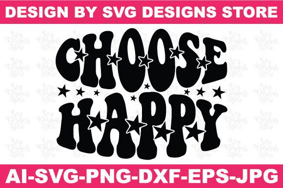 Choose Happy Christian Graphics for Faith Crafts