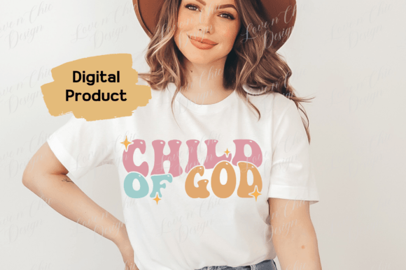 Christian Child of God Sublimation for Graphics and Crafts