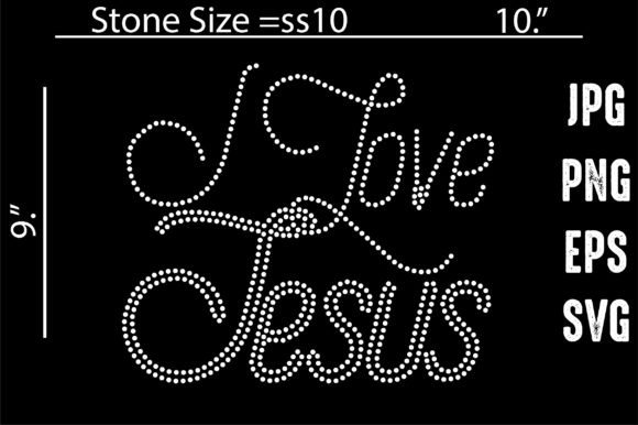 I Love Jesus Rhinestone Template: A Designer’s Review