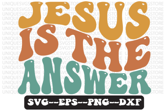 Jesus is the Answer Retro SVG: Graphics & Crafts Review