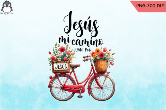 Jesus Mi Camino Sublimation: Graphics for Faith Crafts