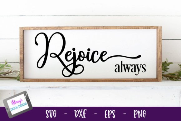 Rejoice Always: Christian Graphics for Crafts